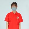 東福岡高校サッカー部公式洗えるコロナウイルス対策マスク（ブラック） - 画像 (3)