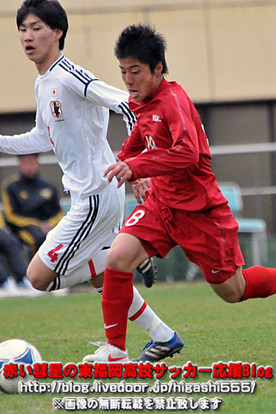 第10回サニックス杯国際ユースサッカー大会2012東福岡－U17日本代表２